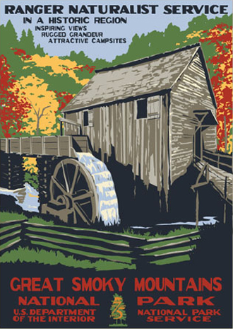 Great Smoky Mountains National Park - National Park Service Poster