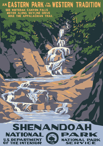 Shenandoah National Park - National Park Service Poster