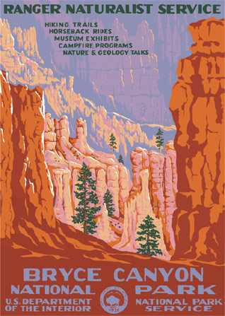 Bryce Canyon National Park - National Park Service Poster