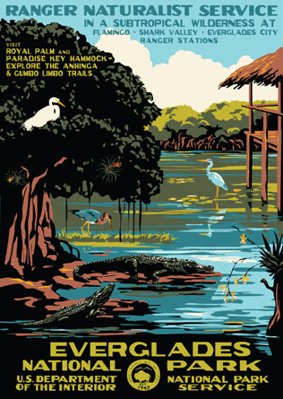 Everglades National Park - National Park Service Poster