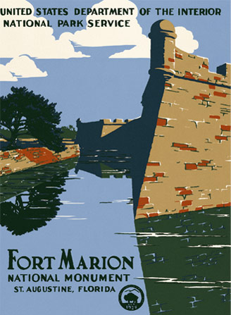 Fort Marion National Monument - National Park Service Poster