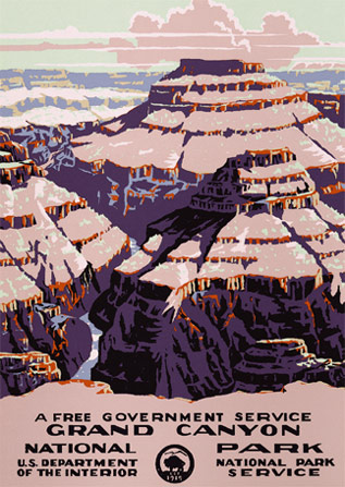 Grand Canyon National Park - National Park Service Poster