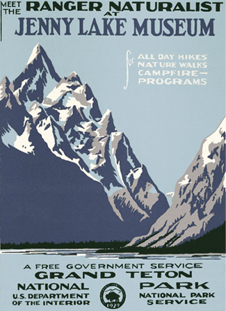 Grand Teton National Park - National Park Service Poster