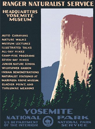 Yosemite National Park - National Park Service Poster