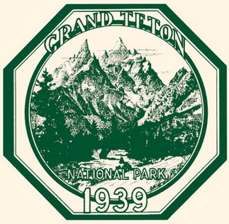 Grand Teton National Park Window Sticker - 1939