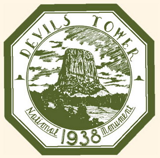 Devils Tower National Monument Window Sticker - 1938