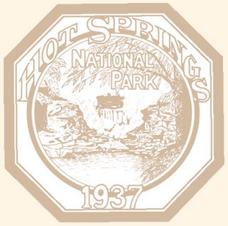 Hot Springs National Park Window Sticker - 1937