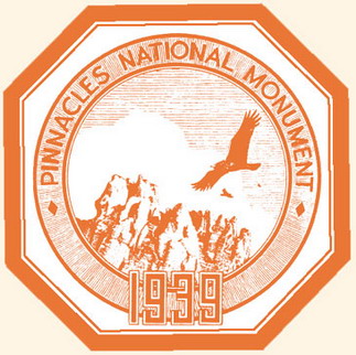 Pinnacles National Park Window Sticker - 1937 