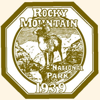 Rocky Mountains National Park Window Sticker - 1939 - Ram