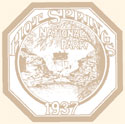 Hot Springs National Park Window sticker - 1937