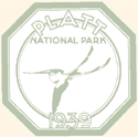 Platt National Park Window sticker - 1939 - Scissortail Fly-Catcher