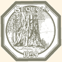 Sequoia National Park Window sticker - 1939