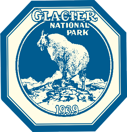 glacier park national clipart sticker designlooter