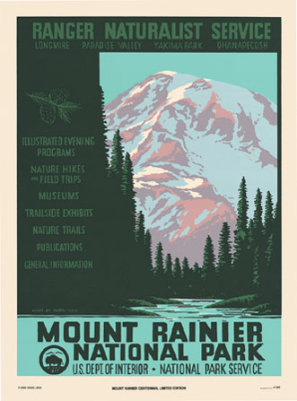 Mount Rainier National Park – Original Coloring