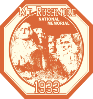 Mount Rushmore Window Sticker